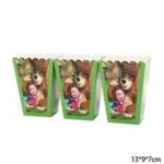 קופסת פופקורן מאשה והדב