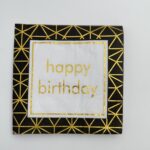 מפיות שחור וזהב HB