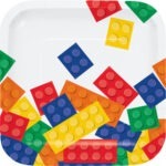 צלחת לגו מרובעת קטנה