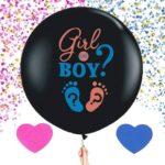 בלון בן או בת עם קונפטי