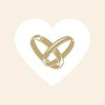 מפיות טבעות נישואין רקע קרם