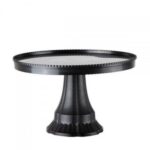 סטנד פלסטיק לעוגה - שחור