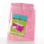 חצאית פלסטי לשולחן ורוד בייבי