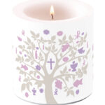 נר קטן טקס המיסה הראשון אפור חום