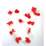 שרשרת הוואי - ורוד לבן