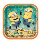 צלחת גדולה מרובעת מיניונים