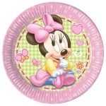 צלחות נייר 23 ס"מ מיני מאוס בייבי