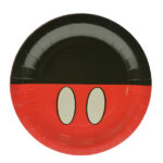 צלחות נייר 23 ס"מ עגולות מיקי מאוס קלאסי