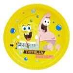 צלחות נייר עגולות בוב ספוג VFM