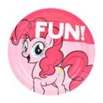 צלחות נייר בינוני הפוני הקטן שלי