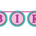 באנר אותיות Happy Birthday איפור וספא