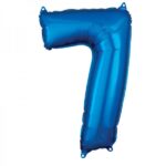 בלון מיילר 34″ ספרה 7 צבע כחול