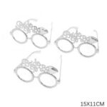 משקפיים כסף מטאלי Bride to be