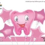 סט בלוני שיניים ורוד