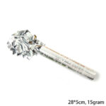 תותח קונפטי כסף מטאלי