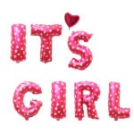 בלון אותיות הולדת בת