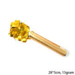 תותח קונפטי זהב מטאלי