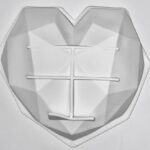 תבנית סיליקון בצורת לב