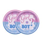 צלחות נייר ארוז סט בן או בת קטן