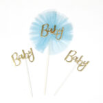 טופר בייבי זהב טול כחול