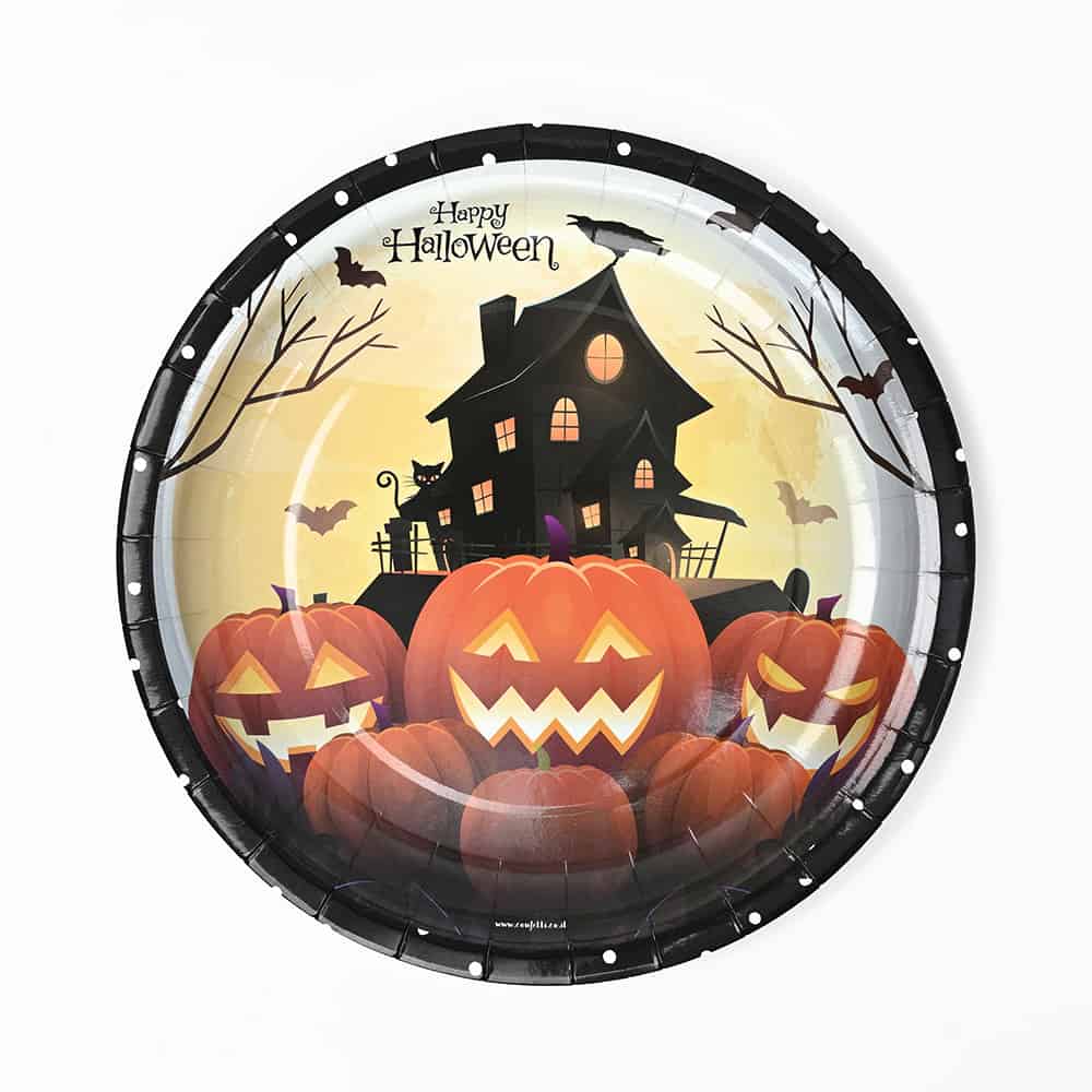 6955678130617 צלחות גדולות הלווין – תמונה 1