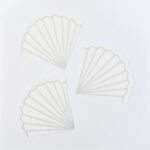 מפיות קוקטיל צורת צדפה