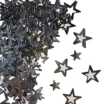 קונפטי כוכבים כסף