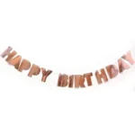 באנר אותיות HB רוז גולד