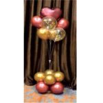 طقم تزيين بالونات - قلب