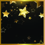 מפיות סט כללי כוכבים זהב