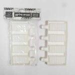 תבנית סיליקון מלבן עם פסים