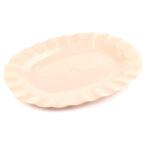 מגש שטוח אובלי דגם מיאמי בצבע ורוד