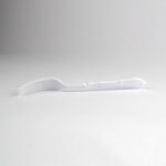 מזלג לבן וינטג' פלסטיק קשיח