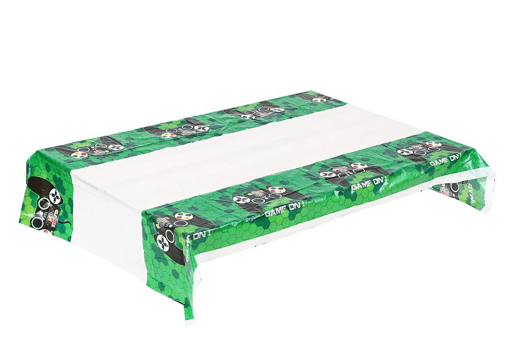 Untitled מפת שולחן ניילון מסיבת גיימינג - GAME ON – תמונה 1