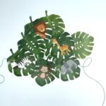 שרשרת דגלונים לתלייה יום הולדת ג'ונגל