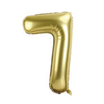 בלון מיילר 34″ ספרה 7 צבע זהב מט