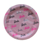 צלחות קטנות יום הולדת ברבי